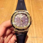 Patek Philippe Nautilus Anniversary Watch Gold Case 40MM